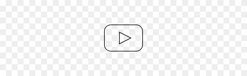 200x200 Проект Иконки Youtube Существительное - Белый Логотип Youtube Png