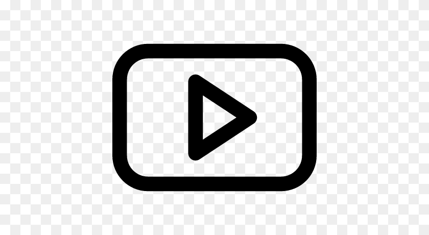 400x400 Логотип Youtube Бесплатные Векторы, Логотипы, Значки И Фотографии Для Загрузки - Белый Логотип Youtube Png