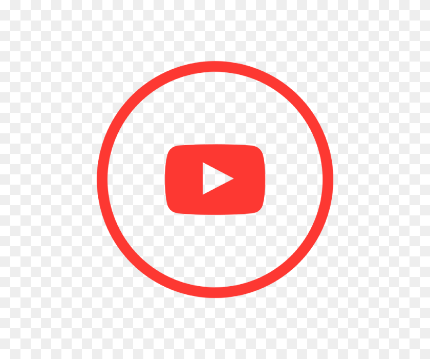 640x640 Youtube Logo Icono Sociales Medios De Icon Png Y - Logo De Youtube Png