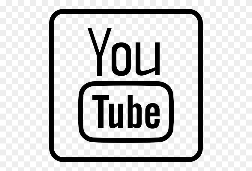512x512 Youtube Logo, Png, Youtube Vectors, Yt Button - Youtube Logo PNG White