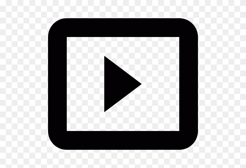 512x512 Youtube, Logo, Square Icon Free Of General Icons - Youtube Logo PNG White