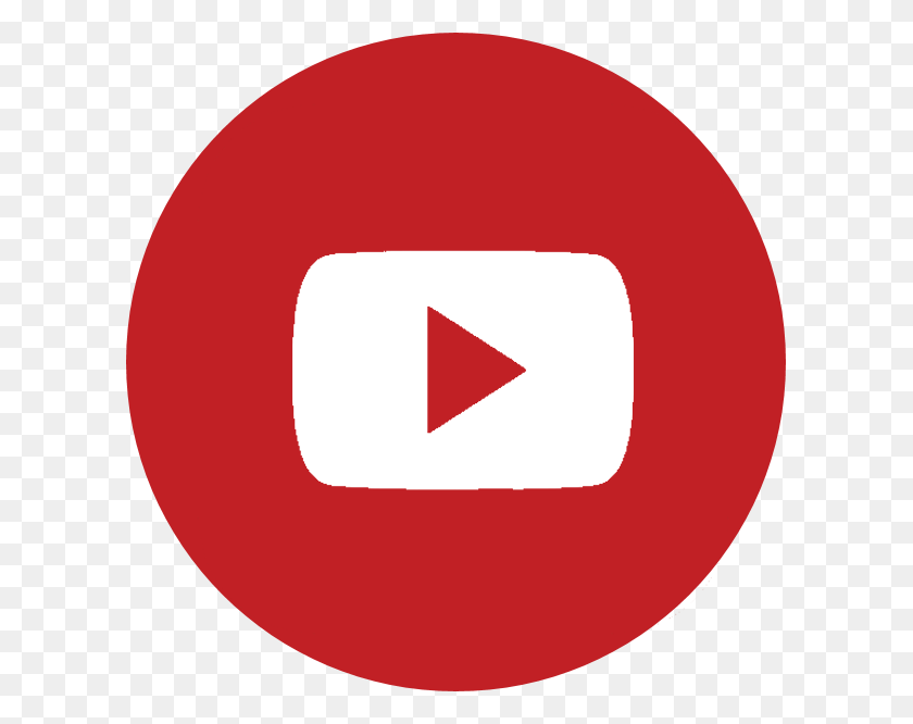 607x606 Youtube Play Button Logo Icon - Youtube Button PNG