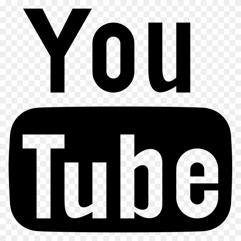 Youtube Png White Vector, Clipart - Youtube Logo White PNG - FlyClipart