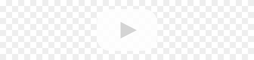 200x140 Кнопка Воспроизведения В Стиле Youtube, Наведите Указатель Мыши, Серебристый Png, Клип-Арт Для Веб-Сайтов - Кнопка Воспроизведения Png Белый