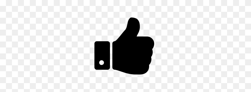500x250 Youtube Thumbs Up Button Png, Thumbs Up - Like Button PNG Youtube