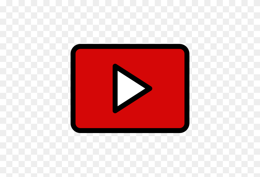 512x512 Youtube, Video, Player, Play, Logo, Media Icon Free Of Google - Google Play Logo PNG