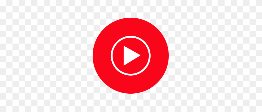 300x300 Youtubemusic Logotipo - Símbolo De Youtube Png