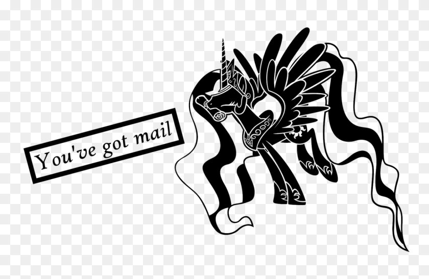 1131x707 You've Got Mail' Black - Youve Got Mail Clipart