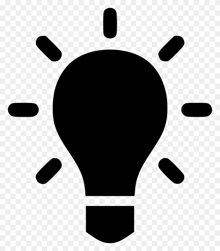 850x980 Yps Bulb Black Light Light Idea Photo Png Icon Free Download - Идея Png