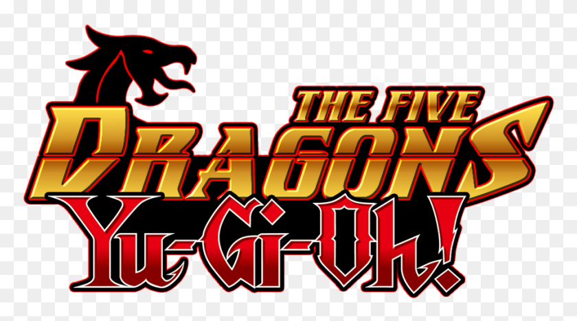 900x470 Yu Gi Oh! The Five Dragons - Yugioh Card PNG