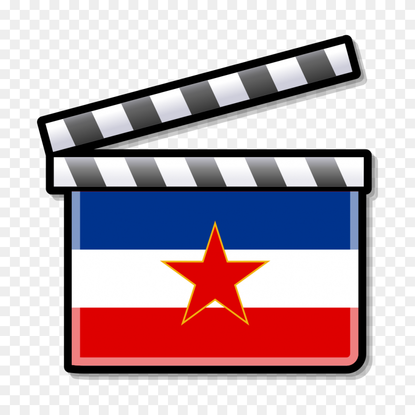 1024x1024 Yugoslavia Film Clapperboard - Clapperboard PNG