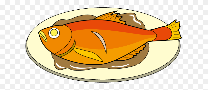 633x305 Yummy Fish - Yummy Clipart