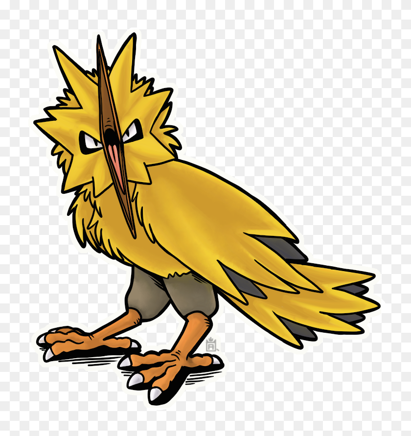 779x831 Zapdos Goes - Zapdos Png