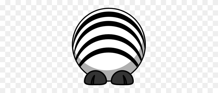 285x299 Zebra Body No Head Clip Art - Panda Head Clipart