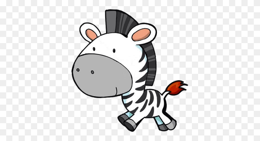 377x398 Zebra Cartoon Clip Art Zebra Zebra Cartoon - Cute Zebra Clipart