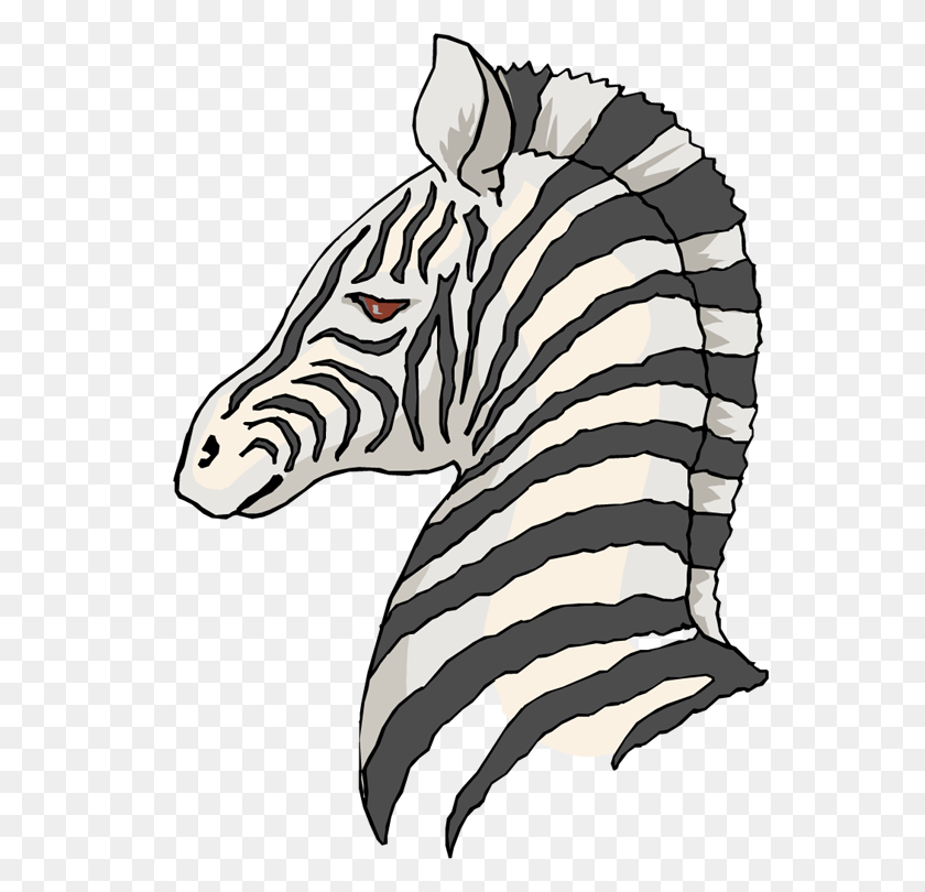 556x750 Zebra Clipart - Bearded Dragon Clipart