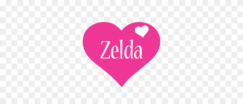 300x300 Zelda Logotipo De Nombre Generador De Logotipo - Corazón De Zelda Png