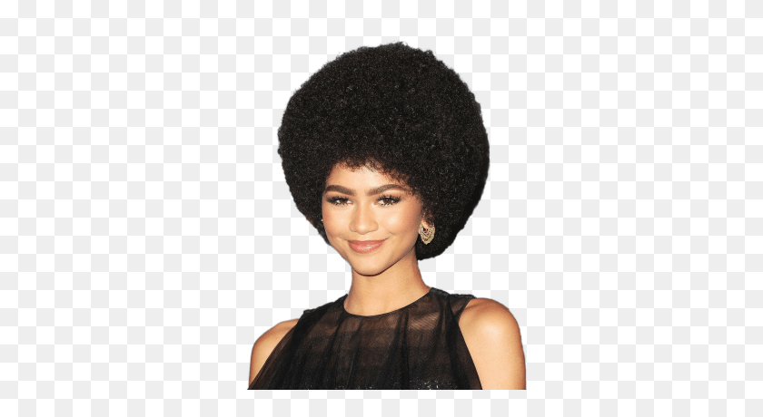 400x400 Zendaya Afro Hairstyle Transparent Png - Zendaya PNG