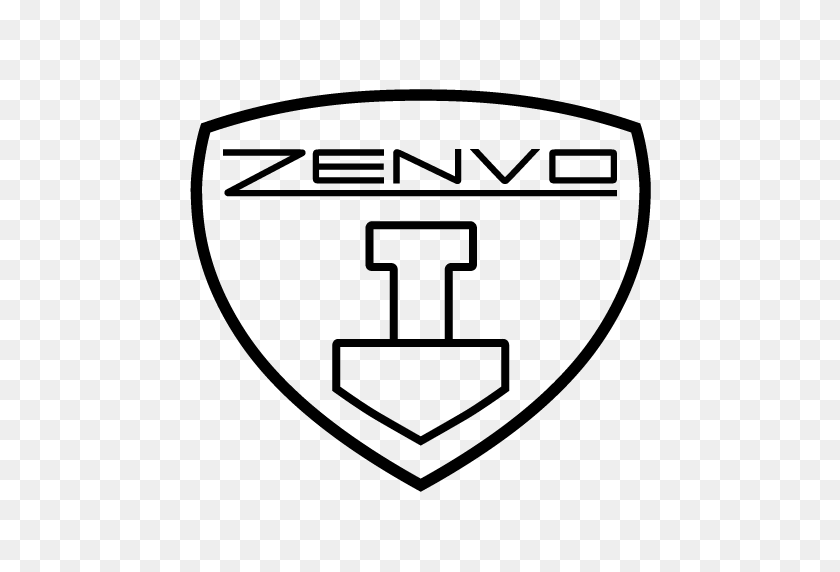 512x512 Zenvo Automotive As Danish Hypercar Manufacturer - Fall Clip Art Black And White