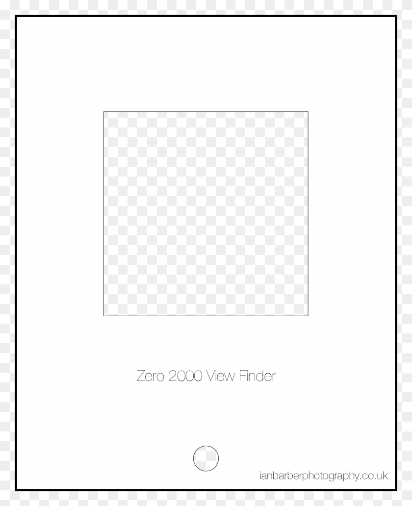 1458x1818 Zeroimage Pinhole Camera View Finder Composition Guide - Camera Viewfinder PNG