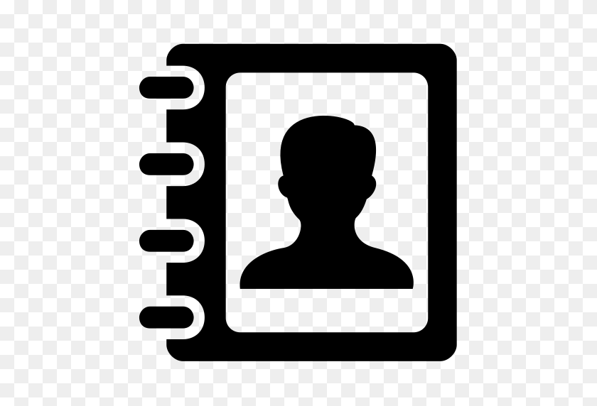 512x512 Zf Address Book Icon, Address Book, Contacts Icon With Png - Contact Icon PNG