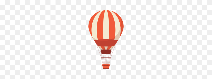 256x256 Zigzag Hot Air Balloon - Air Balloon PNG