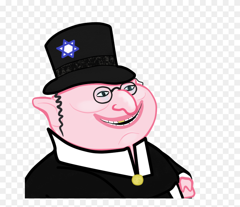 666x666 Zionistjewish Porky Porky Know Your Meme - Jewish Clip Art