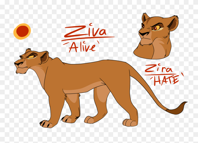 1024x717 Zira - The Lion King Clipart