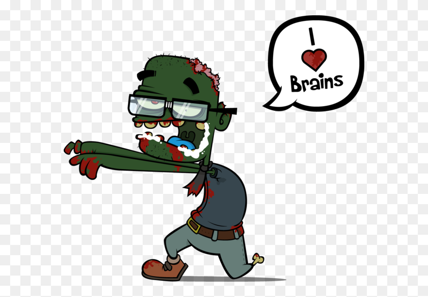 Zombie - Zombie Brains Clipart