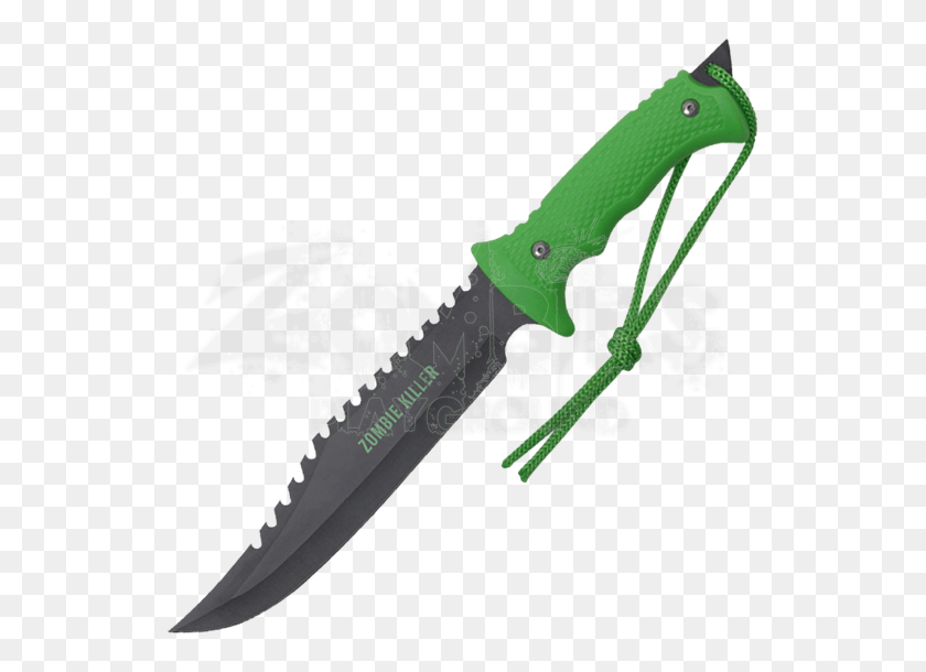 550x550 Zombie Green Sawback Knife Np H - Manos De Zombie Png