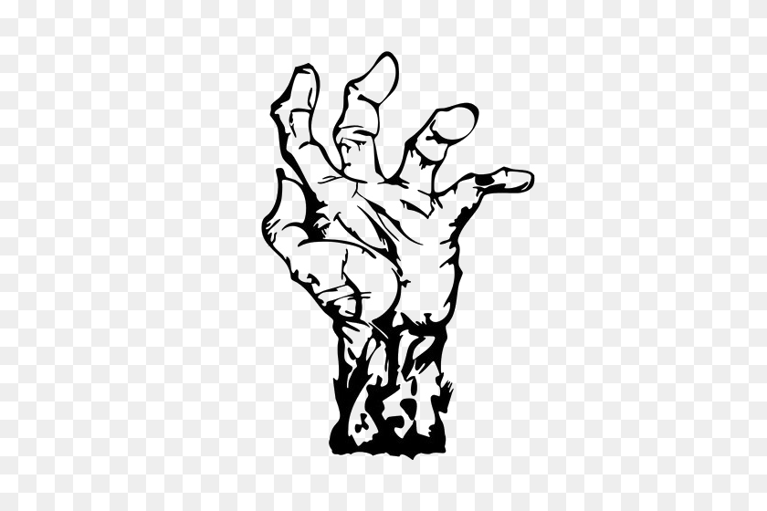 500x500 Zombie Hand Free Png Image Vector, Clipart - Zombie Hand PNG