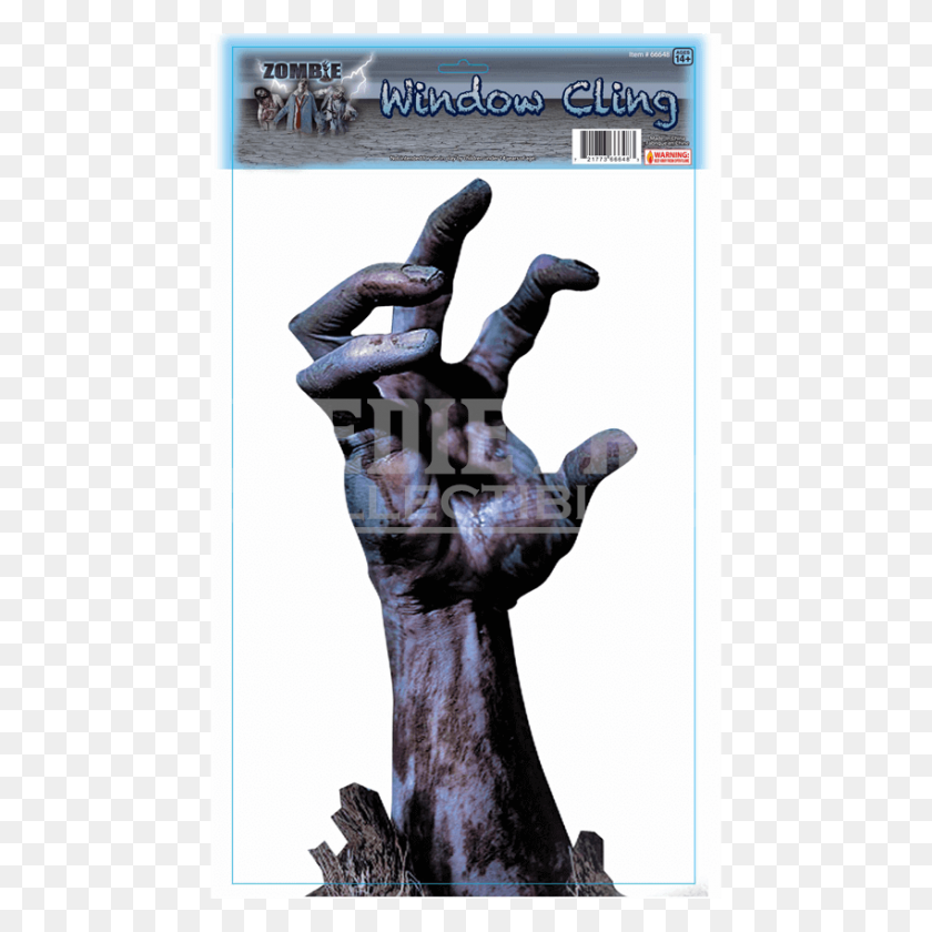 850x850 Zombie Hand Window Decal - Zombie Hands PNG