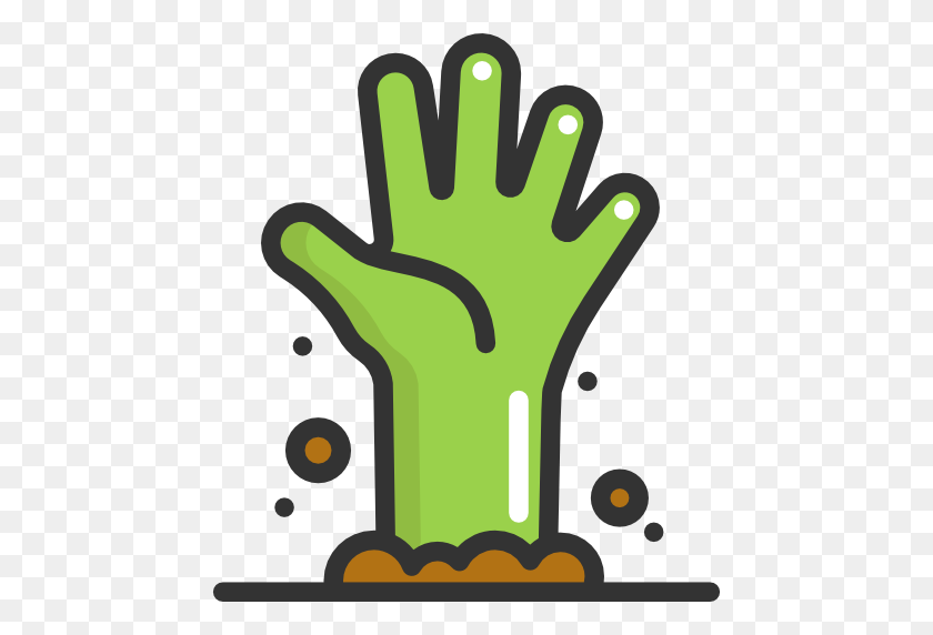 512x512 Zombie Icon - Zombie Hand Clipart