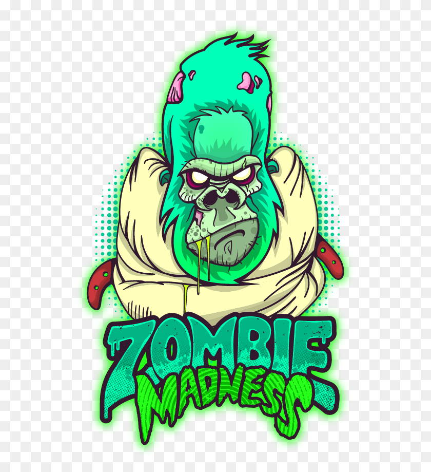 600x859 Zombie Madness On Behance Cartoon In Art - Urban Community Clipart