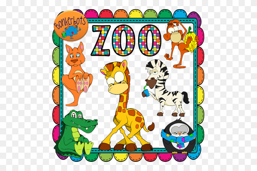 500x500 Zoo Clip Art - Sight Words Clipart