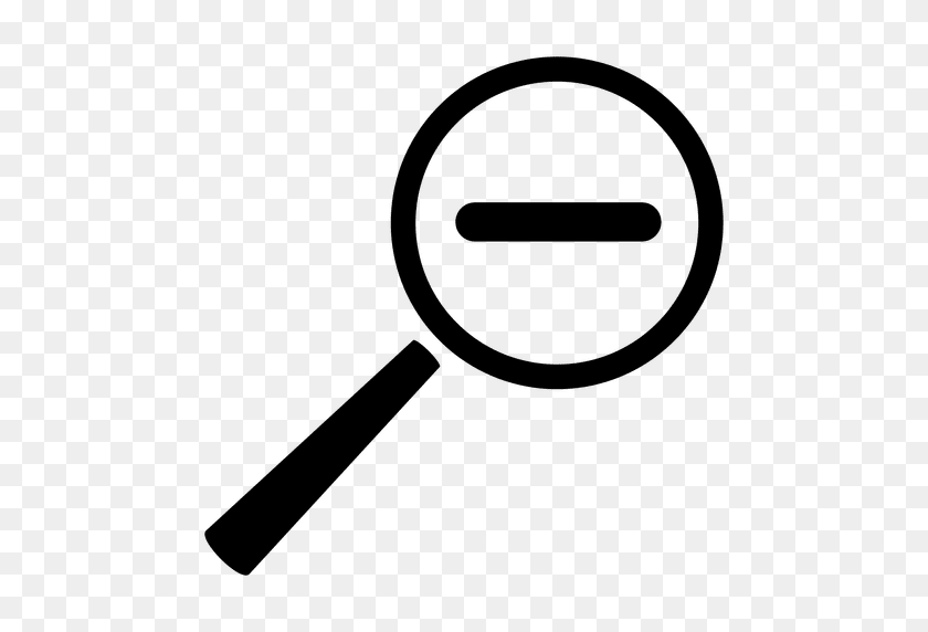 512x512 Zoom Out Icon - White Magnifying Glass Icon PNG
