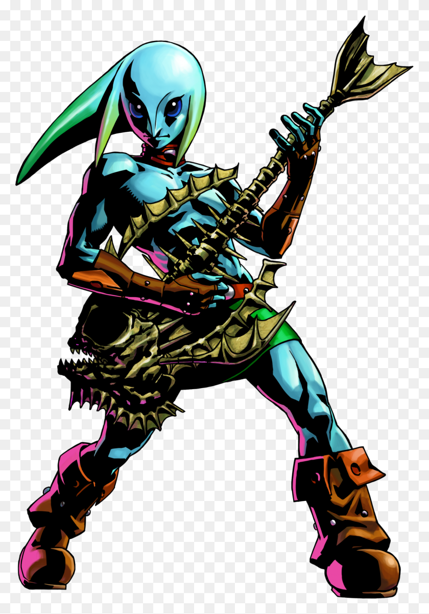 1200x1756 Zora Link - Link Breath Of The Wild PNG
