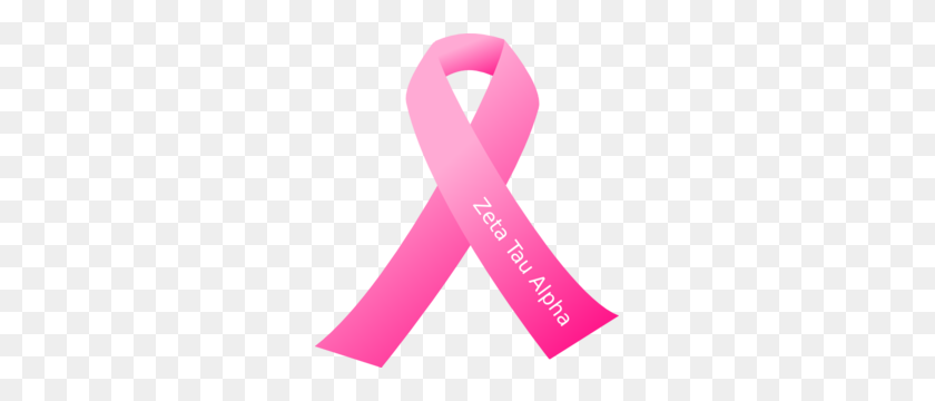 273x300 Zta Pink Ribbon Clip Art - Pink Ribbon PNG