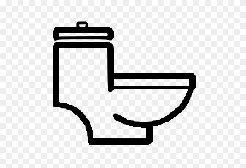 512x512 Zuobianqi, Toilet, Wc Icon With Png And Vector Format For Free - Toilet Clipart Black And White