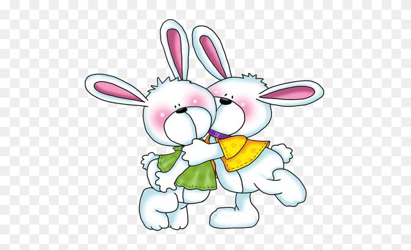 500x452 Zveriushki Annie Lang Bunnies Bunny, Easter And Cartoon - Divertido Clipart De Pascua