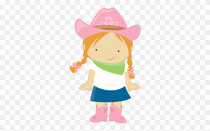 286x464 Zwd Pony Party - Cowboy And Cowgirl Clipart