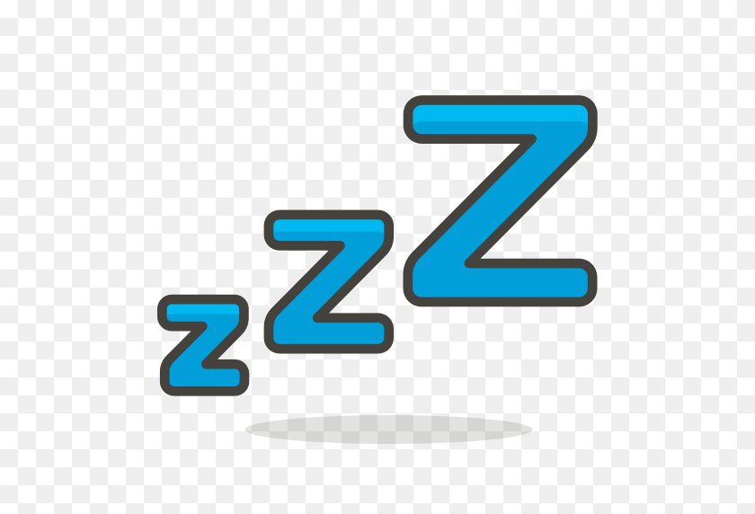 512x512 Значок Zzz Бесплатно Из Бесплатных Векторных Эмодзи - Zzz Emoji Png