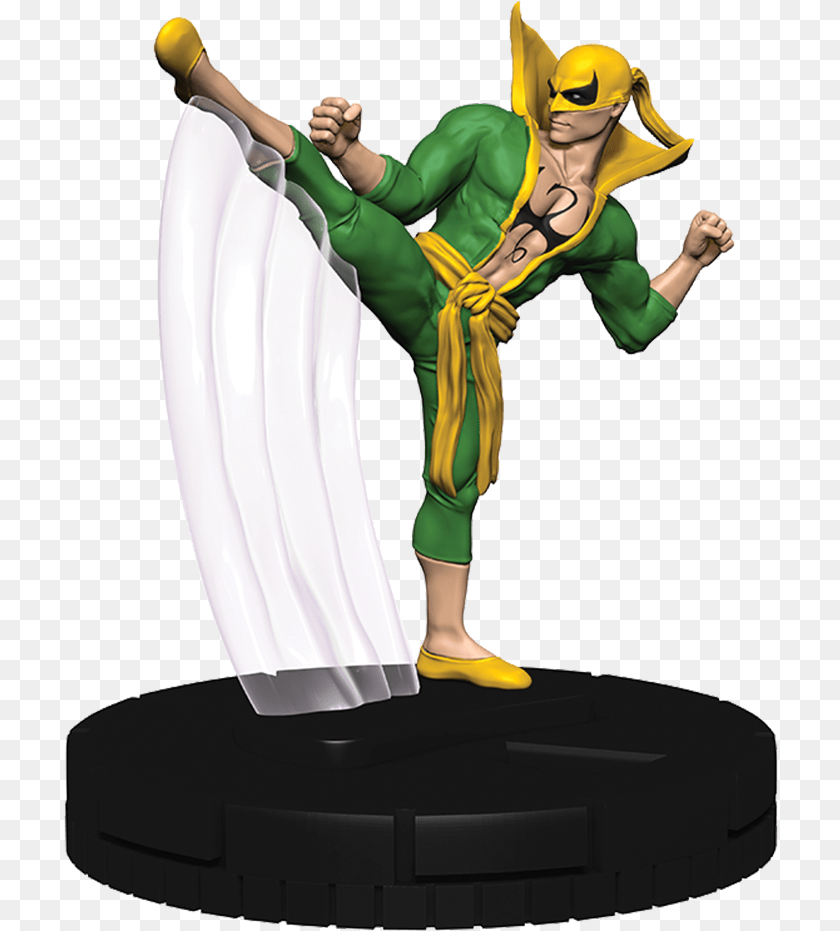 006 Heroclix Iron Fist, Person, Clothing, Costume, Figurine Transparent PNG