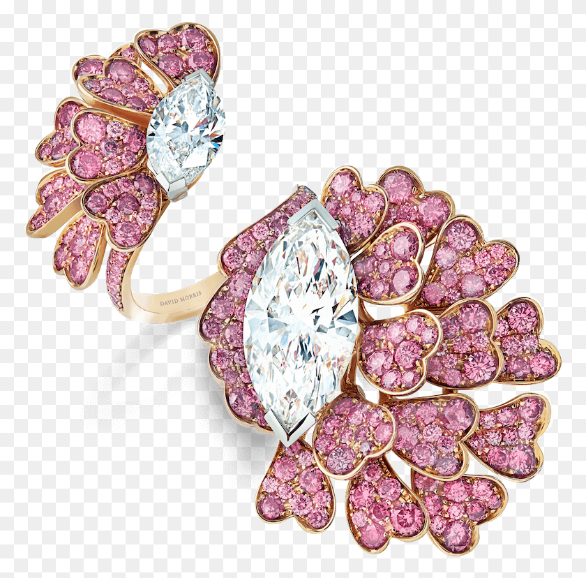 775x768 01 1830 Pink And White Diamond Ring 2 Copy Crystal, Accessories, Accessory, Jewelry HD PNG Download