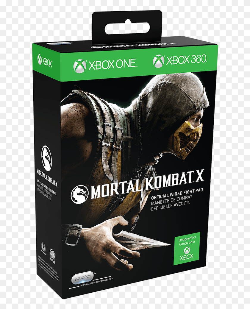 632x978 014 Pdp Mkx Fight Pad For Xb1 And Xb360 Pkg2 Mortal Kombat Ps4 Cd, Poster, Advertisement, Flyer HD PNG Download