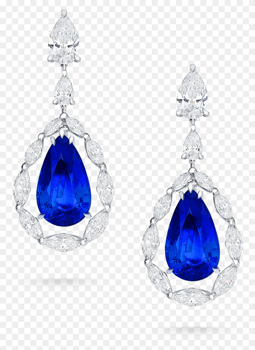 973x1364 04 407 1 Sapphire Earrings Copy, Jewelry, Accessories, Accessory HD PNG Download