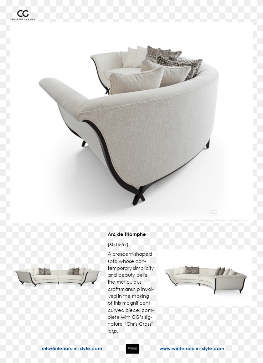776x1097 0557 Arc De Triomphe A Crescent Shaped Sofa Whose Cradle, Furniture, Chair, Couch HD PNG Download