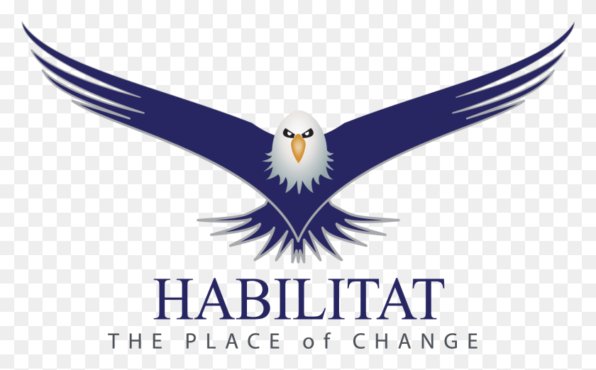 1555x922 09 07t12 Habilitat Logo, Eagle, Bird, Animal HD PNG Download