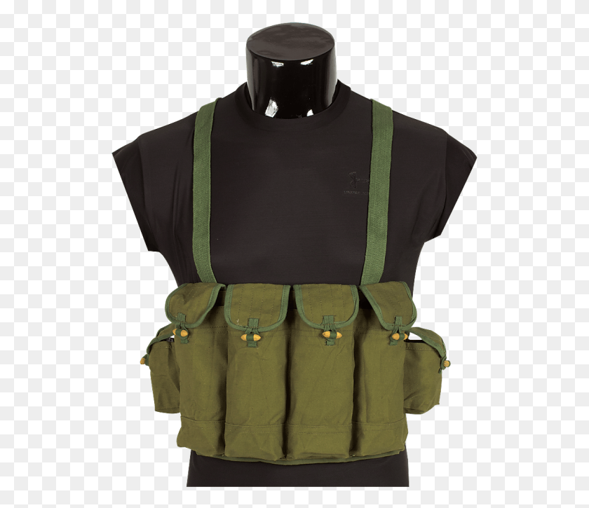 523x665 0937004000 Six Pocket Ak 47 Chest Rig Surplus Ak 47 Chest Rig, Person, Human, Suspenders HD PNG Download