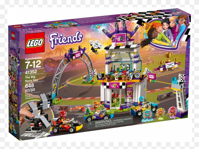 981x717 Descargar Png / Lego Friends Big Race Day, Rueda, Máquina, Persona Hd Png